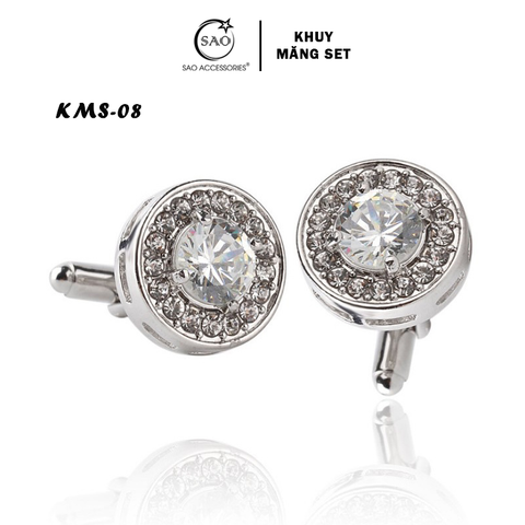 Khuy Măng Set Tay Áo Sơ Mi Nam (KMS08)
