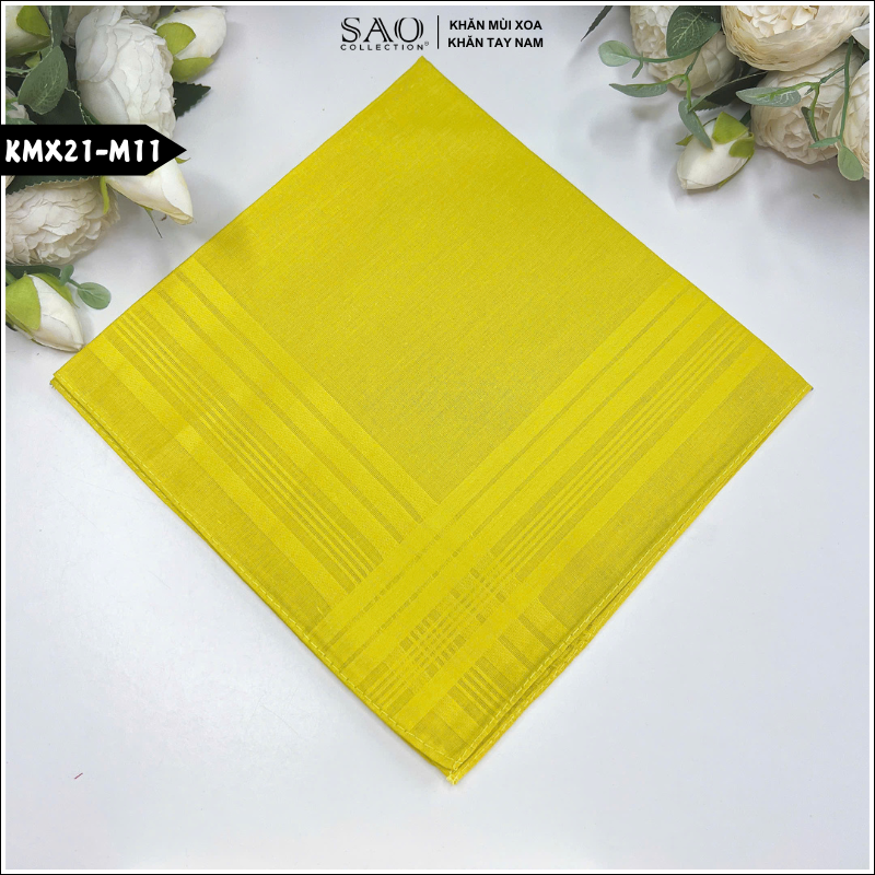 Khăn mùi xoa, khăn tay nam Fullbox (KMX21)
