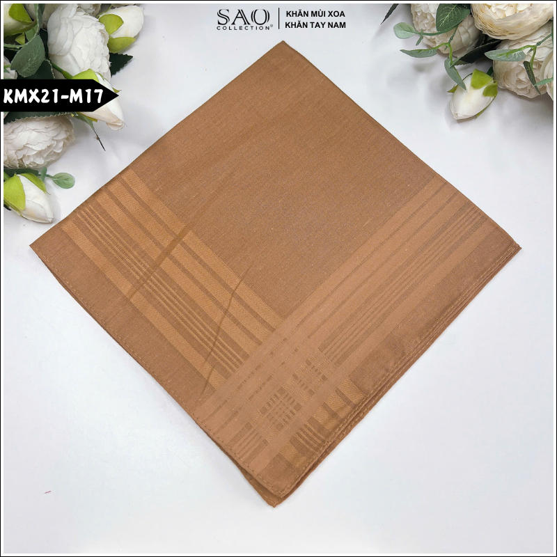 Khăn mùi xoa, khăn tay nam Fullbox (KMX21)