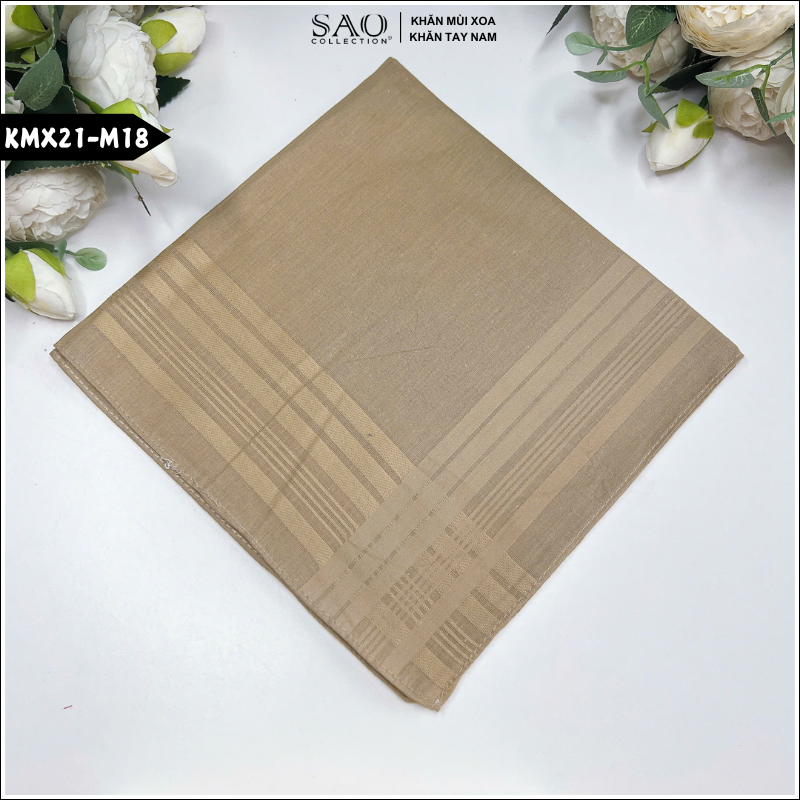 Khăn mùi xoa, khăn tay nam Fullbox (KMX21)