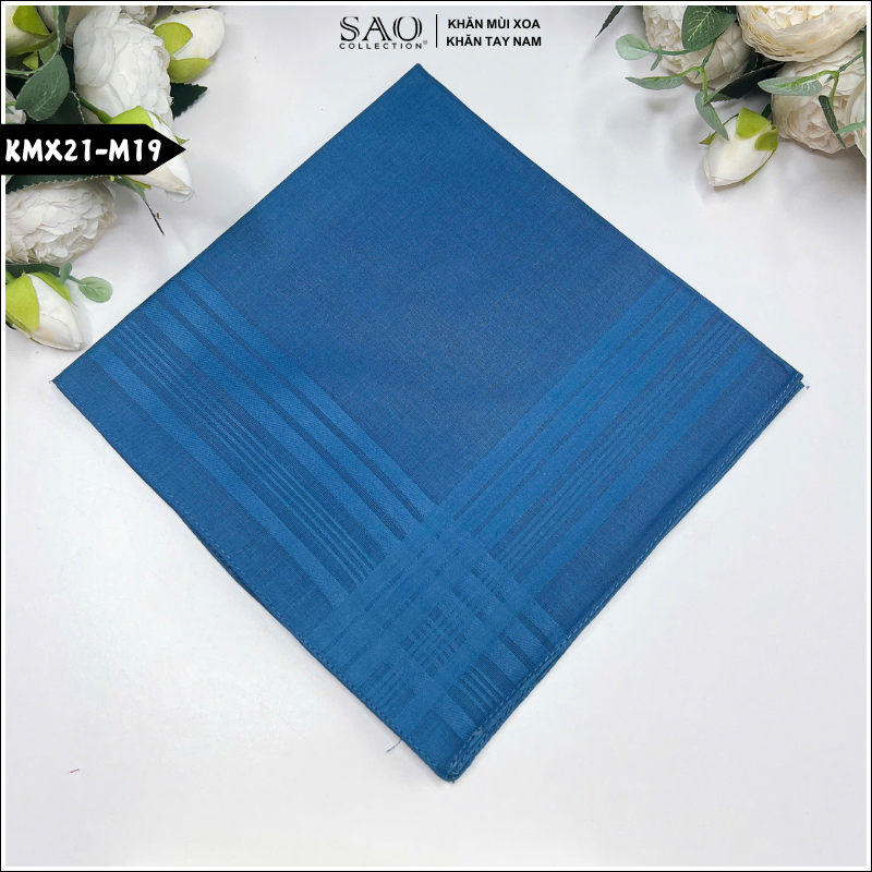 Khăn mùi xoa, khăn tay nam Fullbox (KMX21)