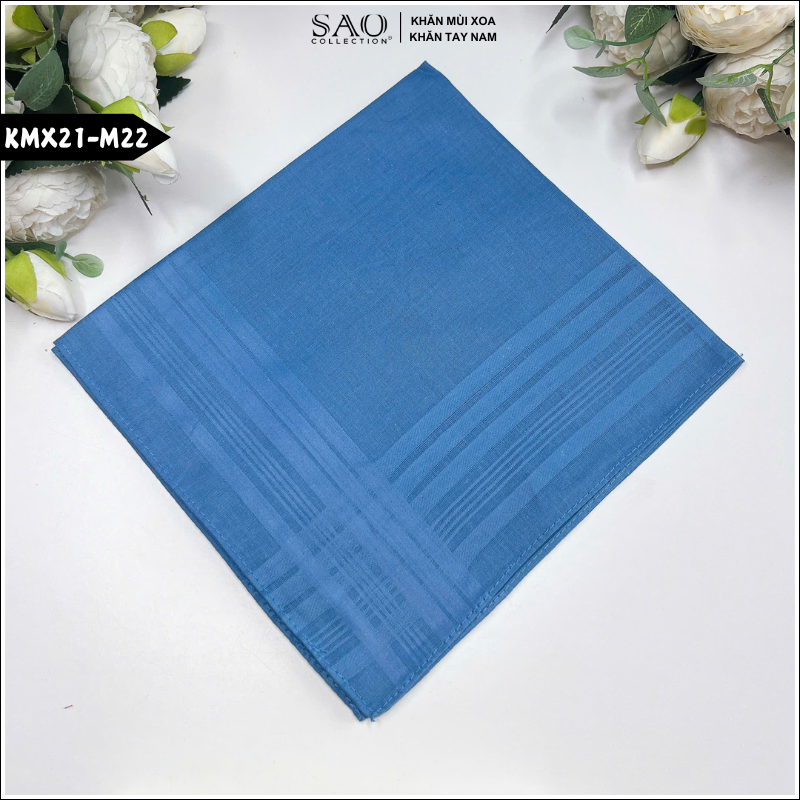 Khăn mùi xoa, khăn tay nam Fullbox (KMX21)