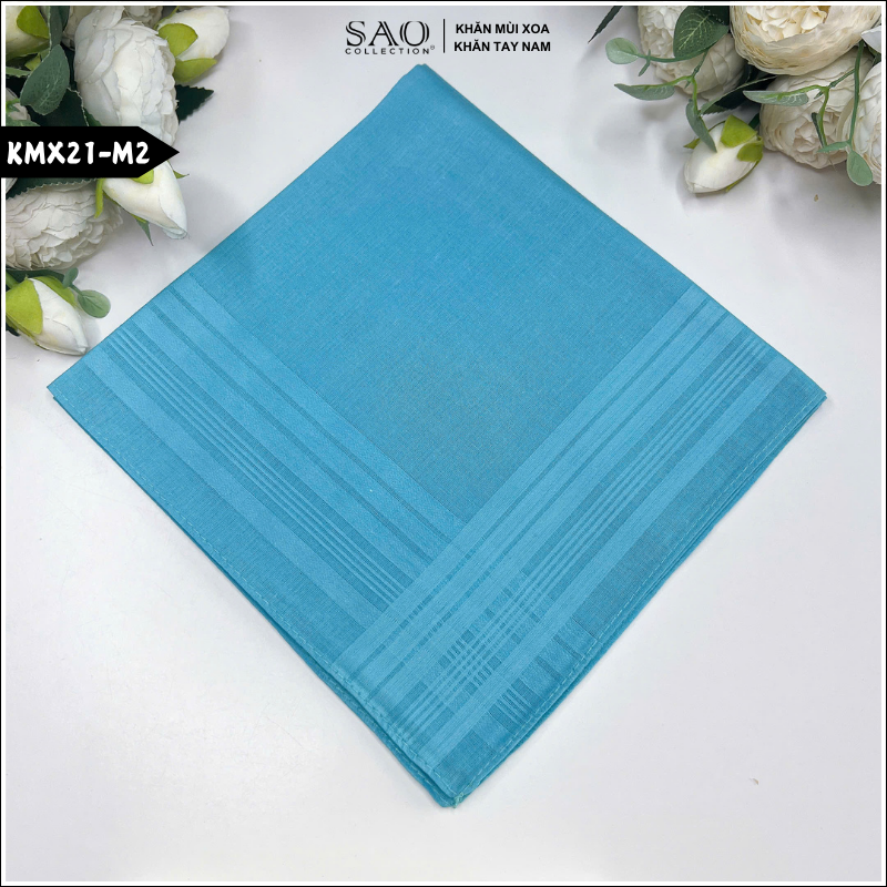 Khăn mùi xoa, khăn tay nam Fullbox (KMX21)