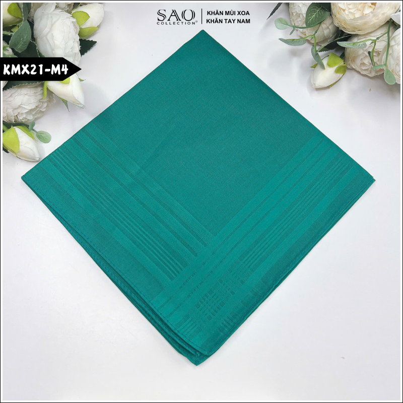 Khăn mùi xoa, khăn tay nam Fullbox (KMX21)