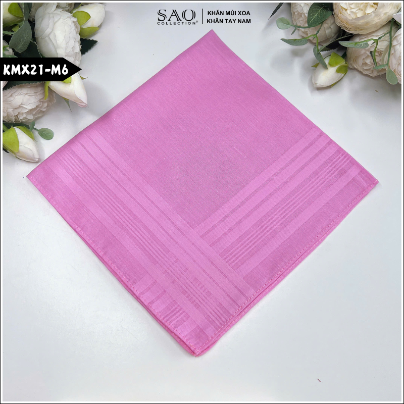 Khăn mùi xoa, khăn tay nam Fullbox (KMX21)