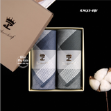 Combo khăn mùi xoa, khăn tay nam (KMX3) fullbox