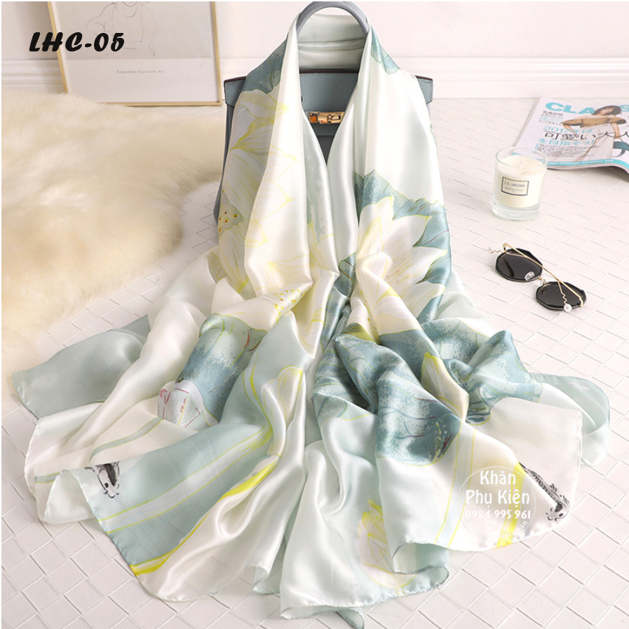 Khăn Choàng Lụa Hàng ChâuThời Trang (LHC05)