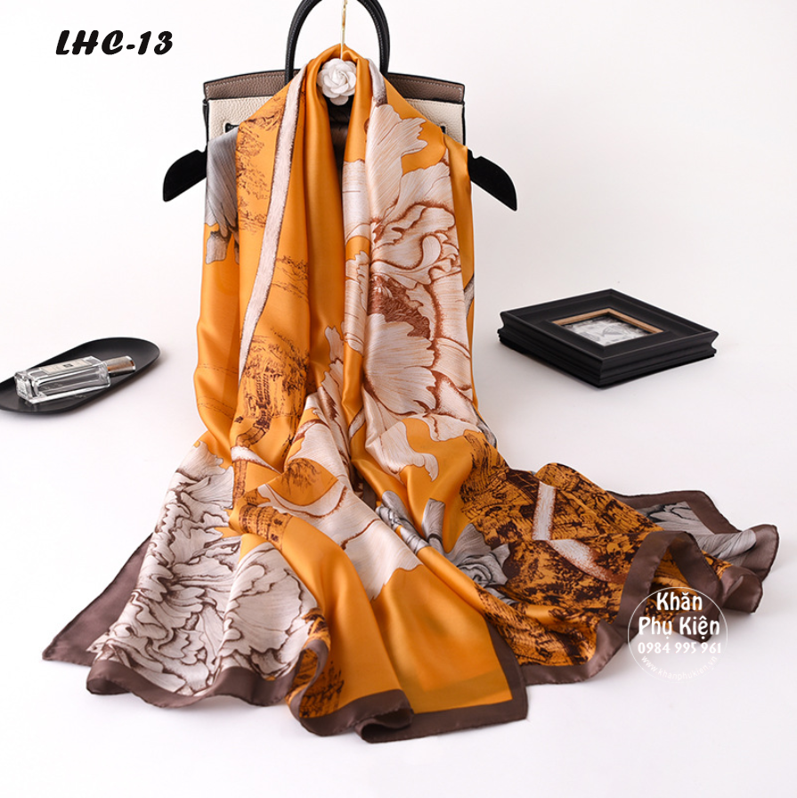 Khăn Choàng Lụa Hàng ChâuThời Trang (LHC13)