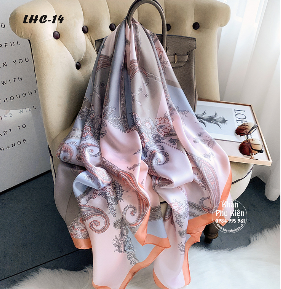 Khăn Choàng Lụa Hàng ChâuThời Trang (LHC14)