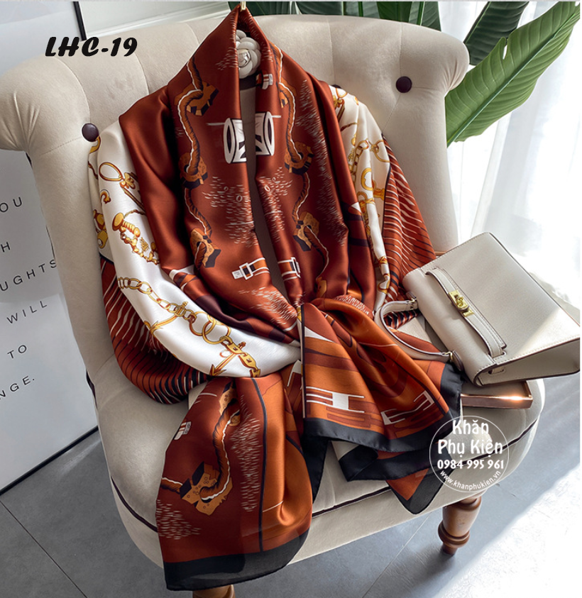 Khăn Choàng Lụa Hàng ChâuThời Trang (LHC19)