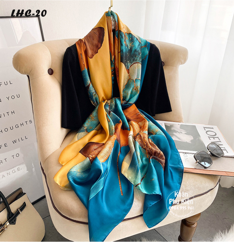 Khăn Choàng Lụa Hàng ChâuThời Trang (LHC20)
