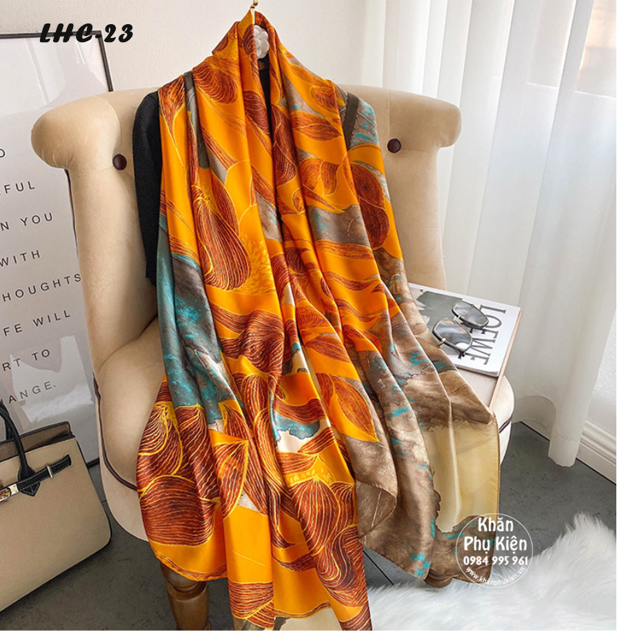 Khăn Choàng Lụa Hàng ChâuThời Trang (LHC23)