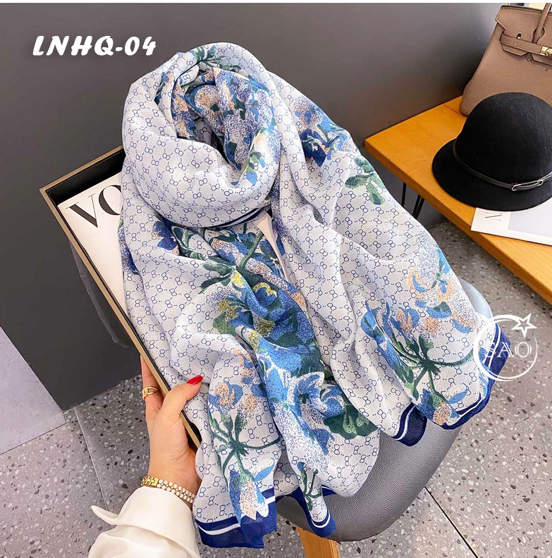 Khăn Choàng Linen Phong Cách Hàn Quốc Cao Cấp (LNHQ04)