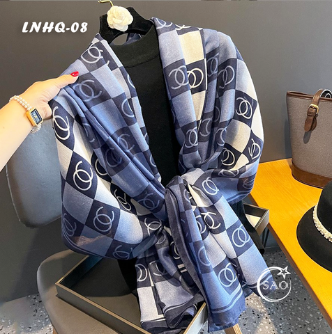 Khăn Choàng Linen Phong Cách Hàn Quốc Cao Cấp (LNHQ08)