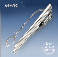 Kẹp Cà Vạt Màu Bạc 6cm (KCV100)