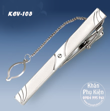 Kẹp Cà Vạt Màu Bạc 6cm (KCV103)