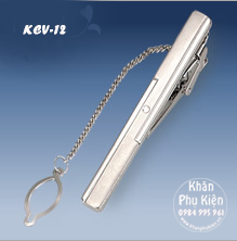 Kẹp Cà Vạt Màu Bạc 6cm  (KCV12)