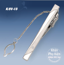 Kẹp Cà Vạt Màu Bạc 6cm  (KCV13)