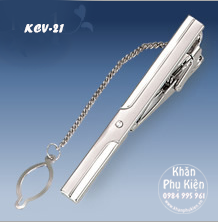 Kẹp Cà Vạt Màu Bạc 6cm  (KCV21)