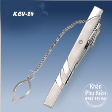 Thanh Kẹp Cà Vạt Màu Bạc 6cm  (KCV24)