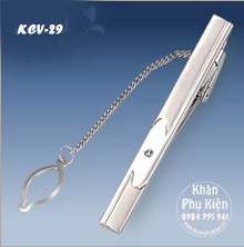 Thanh Kẹp Cà Vạt Màu Bạc 6cm  (KCV29)