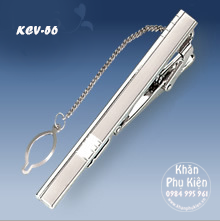 Thanh Kẹp Cà Vạt Màu Bạc 6cm (KCV56)