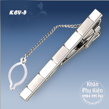 Thanh Kẹp Cà Vạt Màu Bạc 7cm  (KCV5)