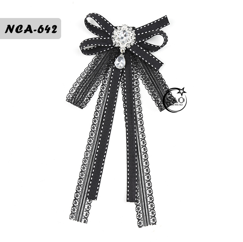Nơ Cài Áo Nữ Thiết Kế Cao Cấp (NCA642)