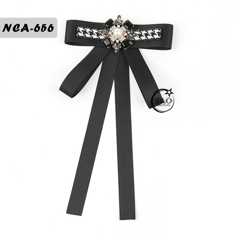 Nơ Cài Áo Nữ Thiết Kế Cao Cấp (NCA656)