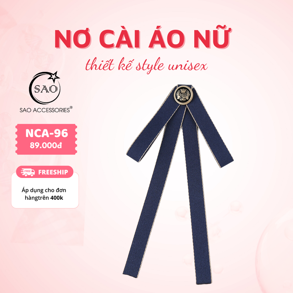 Nơ Cài Áo Nữ Thiết Kế Cao Cấp (NCA96)