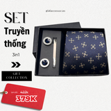 SET QUÀ TẶNG CARAVAT 3IN1 TRUYỀN THỐNG