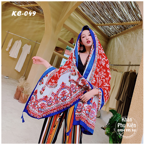 Khăn Choàng Linen Thổ Cẩm (KC049)