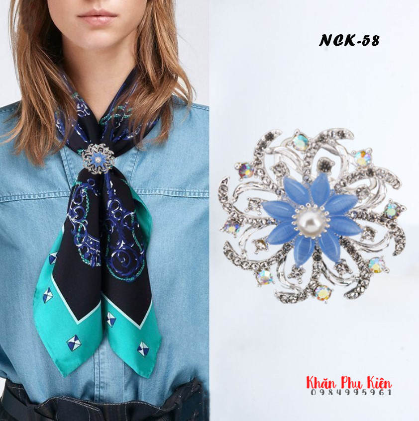 Phụ Kiện Thắt Khăn Lụa (NCK58)
