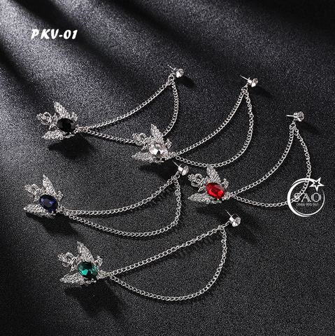 Cài Áo Vest Nam Tua Rua Dây Xích Cao Cấp – Ghim Cài Ve Áo Suit Sang Trọng, Tôn Phong Cách Quý Ông (PKV01)