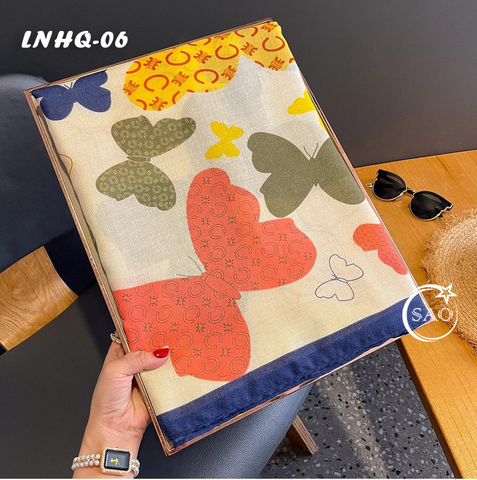 Khăn Choàng Linen Phong Cách Hàn Quốc Cao Cấp (LNHQ06)
