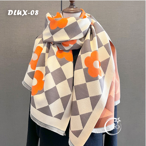 Khăn Choàng Dạ Cashmere Cao Cấp (DLUX08)