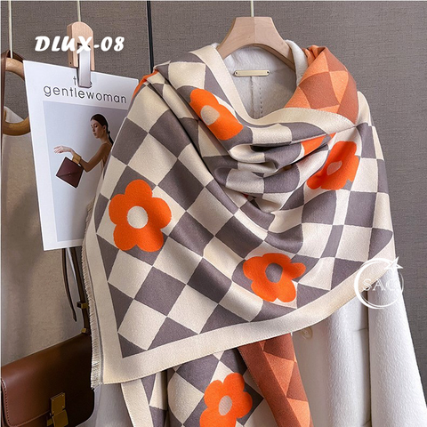 Khăn Choàng Dạ Cashmere Cao Cấp (DLUX08)