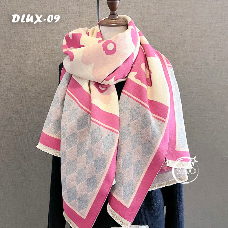 Khăn Choàng Dạ Cashmere Cao Cấp (DLUX09)