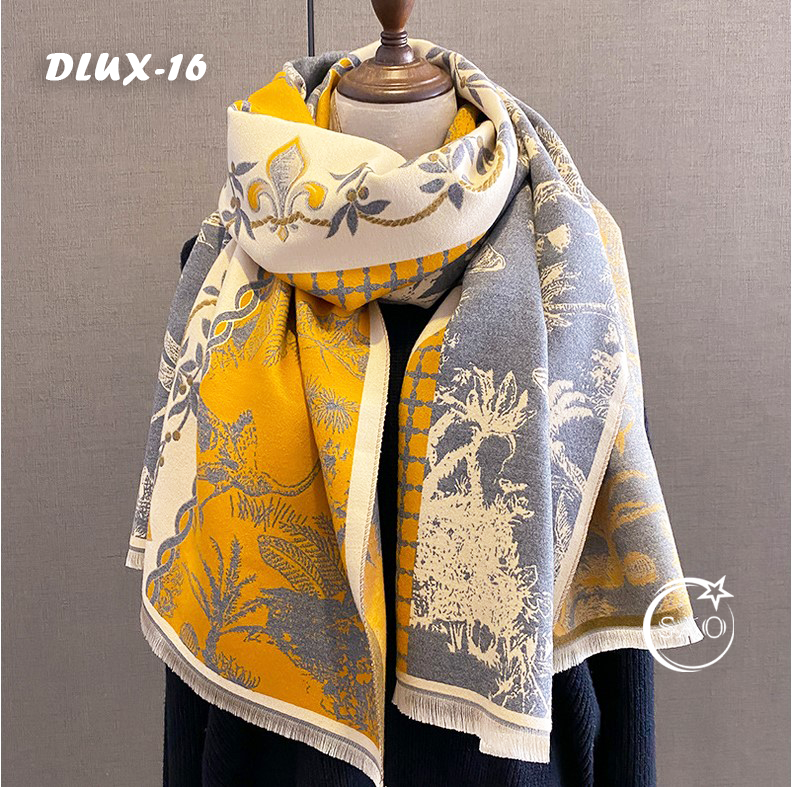 Khăn Choàng Dạ Cashmere Cao Cấp (DLUX16)