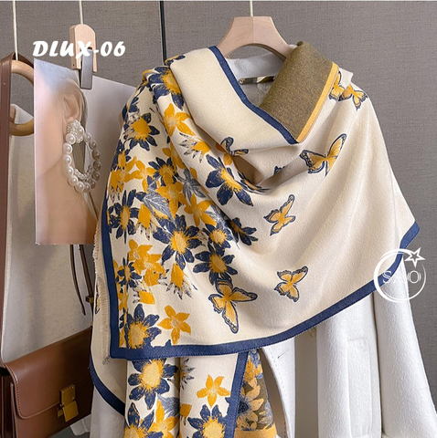 Khăn Choàng Dạ Cashmere Cao Cấp (DLUX06)