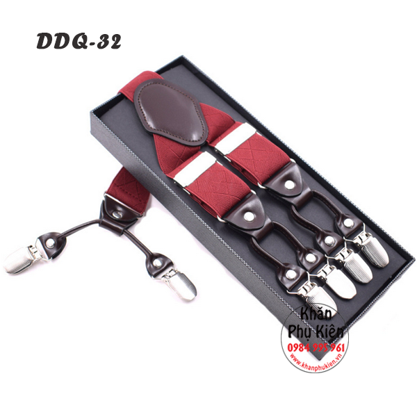 Dây Đeo Quần Chữ Y 6 Kẹp (DDQ32)