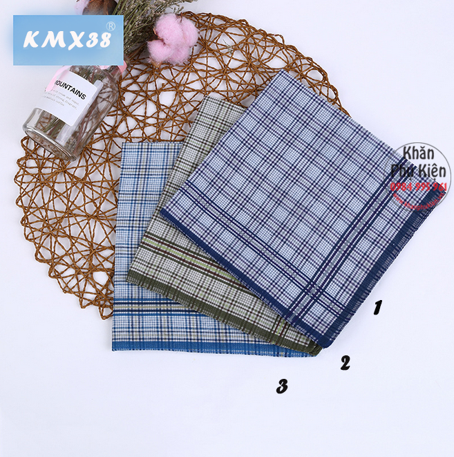 Khăn mùi xoa, khăn tay nam (KMX38)