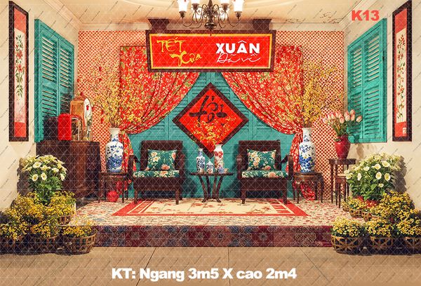  Phông Tết Decor K13 