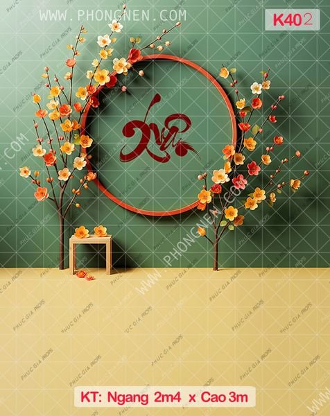  Phông Tết Decor K402 