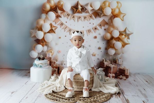  Phông 3D Chụp Hình Em Bé M18 