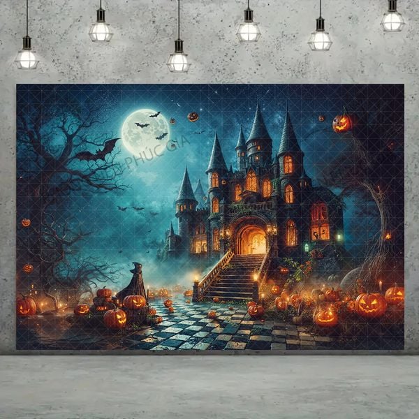  Phông Halloween Chụp Hình Em Bé BB207 