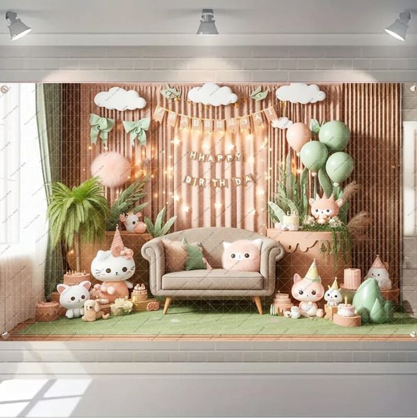  Phông 5D Chụp Hình Sinh Nhật -  BB586 