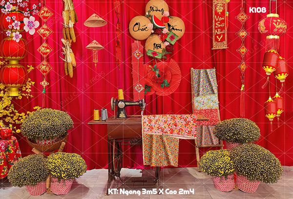  Phông Tết Decor K108 