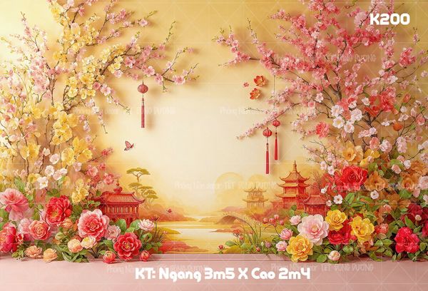  Phông Tết Decor K200 