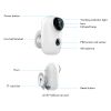 Camera mini quan sát chống trộm IP wifi tích hợp pin sạc dự phòng chống thấm nước IP65 H.264 Aturos Eagle N2 Plus (Camera 2MPX quay từ HD sang Full HD)